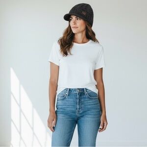 Vintage Roxy Knit Gray Hat